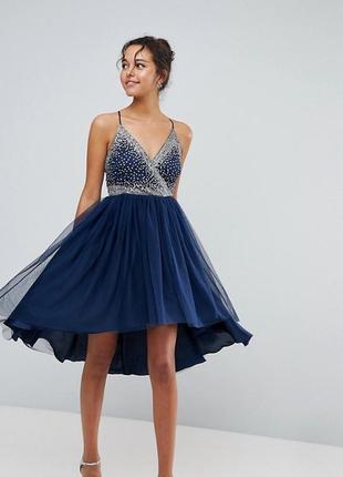 Випускна/вечірній/міді плаття asos