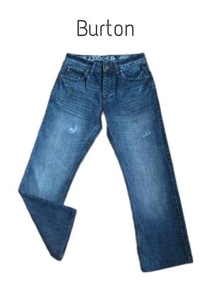 Джинси із потертостями burton relaxed 🍁 30r/наш 46-48рр