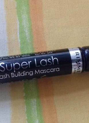 Яскрава синя туш електро синій туш римэль rimmel оригінал