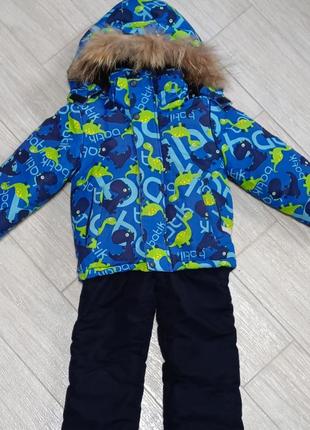 Зимовий комбінезон і куртка на хлопчика 80 р