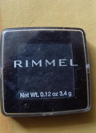 Класні чорні сатинові з дрібним шимером тіні римель для смокі rimmel
