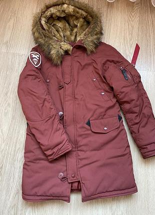 Зимова парка coat fine-knit