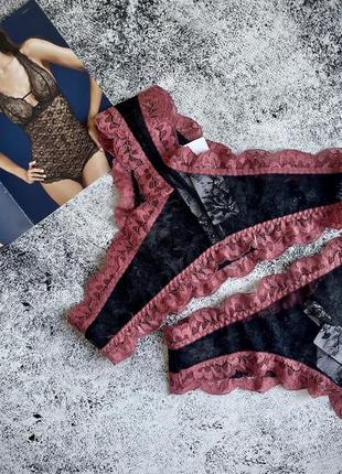 Двокольорові трусики бразильяно intimissimi