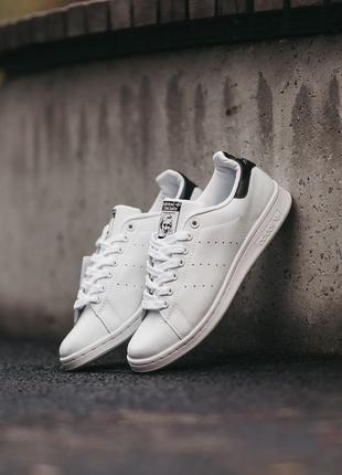 Женские кожаные кроссовки adidas stan smith #адидас