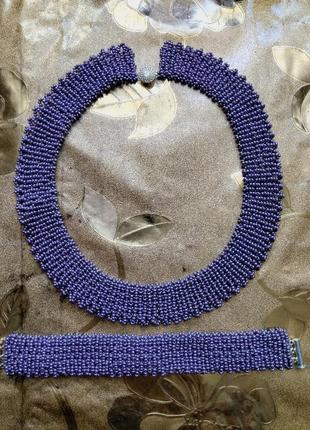 Комплект,колье,браслет