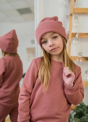 Світшот для дівчинки рожевий 4