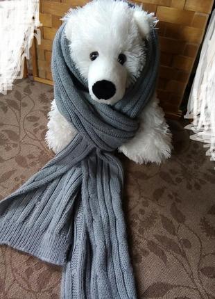 Теплий м'який ангоровый шарф від ada gatti