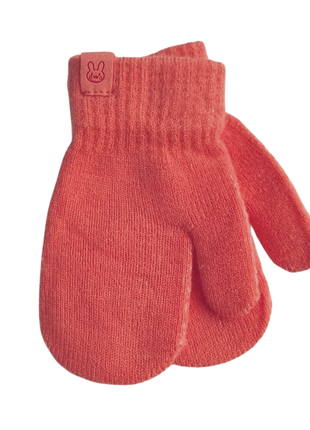 Варежки рукавиці дитячі лапки з начосом 1-2, 2-3р. 10 кольорів8 фото