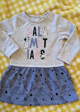 Платье двунить 74/80