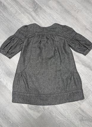 Шерстяное платье zara, 4-5лет 2