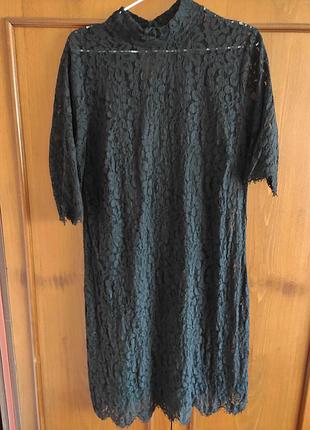 Мережевна чорна сукня 2
