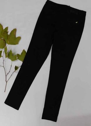 Черные узкие джинсы, брюки yumi высокая посадка  размер s/м3 фото