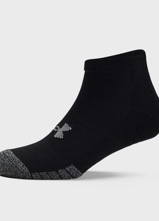 Under armour чорні шкарпетки (3 пари) ua heatgear locut3 фото