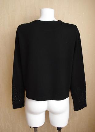 H&m, світшот з оздобленими рукавами, р.м 6