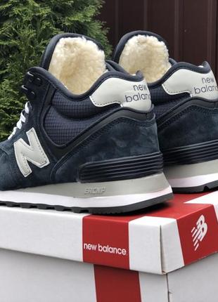 Жіночі зимові кросівки new balance 574 с4 фото