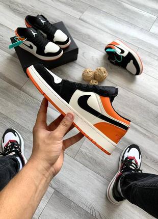 Кросівки nike air jordan orange3 фото