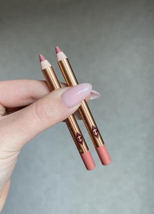 Олівець для губ charlotte tilbury lip cheat pillow talk міні