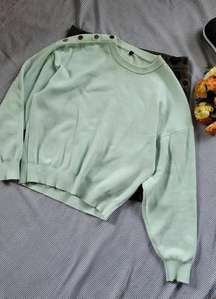 Джемпер світшот светр укорочений кроп