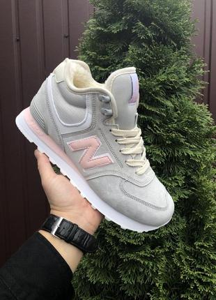 Женские кроссовки с мехом new balance 5741 фото