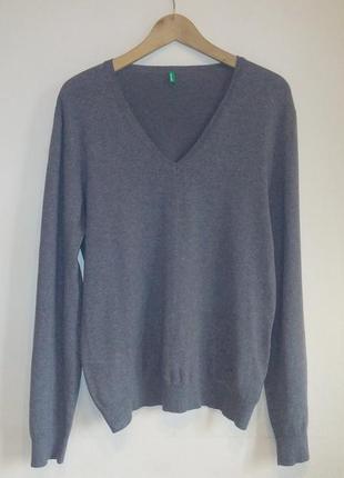 Чоловічий светр, пуловер benetton l