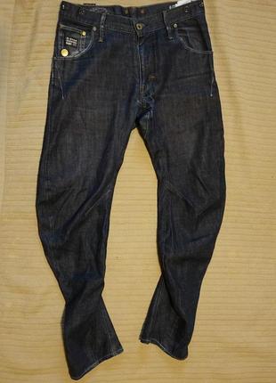 Отличные темно-синие джинсы с анатомическим кроем g-star raw 31/32