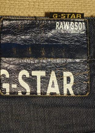 Отличные темно-синие джинсы с анатомическим кроем g-star raw 31/323 фото