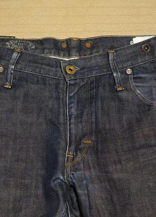 Отличные темно-синие джинсы с анатомическим кроем g-star raw 31/324 фото