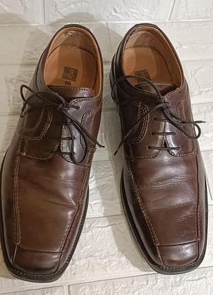 Мужские кожаные коричневые туфли my shoes.