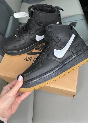 Чоловічі кросівки nike air force i утеплені