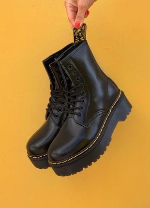 Черевики dr. martens 1460 bex black чорні на осінь жіночі