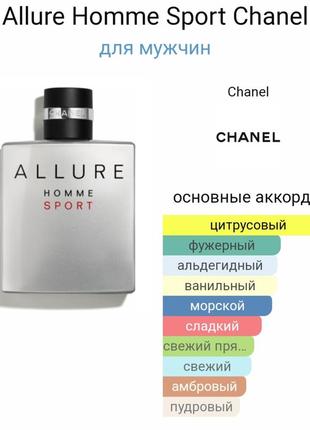 Тестер 65мл мужской аромат allure homme sport2 фото