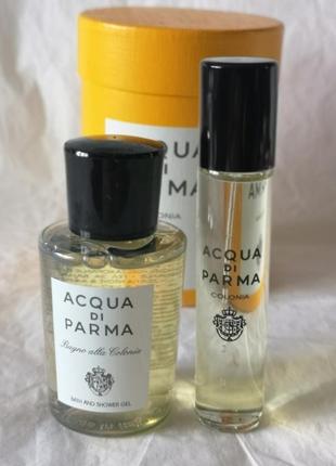 Acqua di parma colonia набор гель для душа 40 мл и одеколон 12 мл