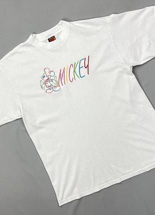 Винтажная футболка mickey mouse официальный мерч mickey mouse/ disney