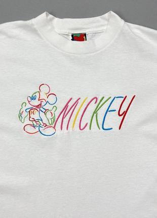 Винтажная футболка mickey mouse официальный мерч mickey mouse/ disney2 фото