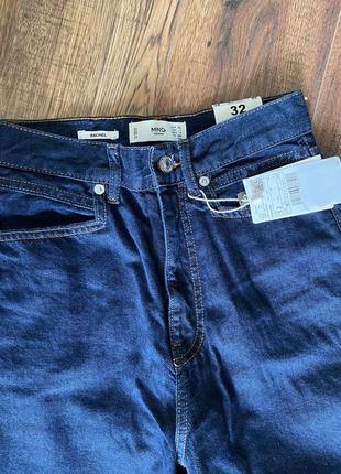 Сині джинси balloon jeans with a high waist від mango4 фото