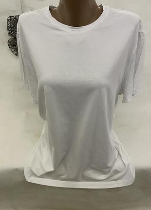 Базовая белая футболка h&m