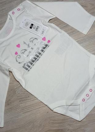 Боді для дівчинки на довгий рукав