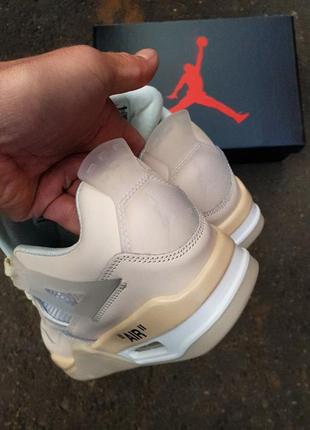 Кросівки nike air jordan 4 beige5 фото