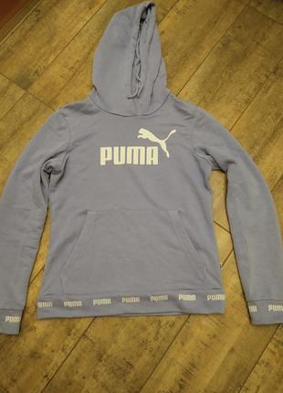 Снижка один день!худи женский капюшонка бренда puma (лаванда)