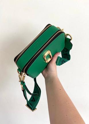 Жіноча сумнчка - клатч marc jacobs logo green5 фото