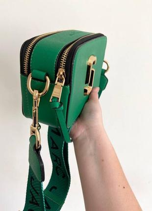 Жіноча сумнчка - клатч marc jacobs logo green6 фото