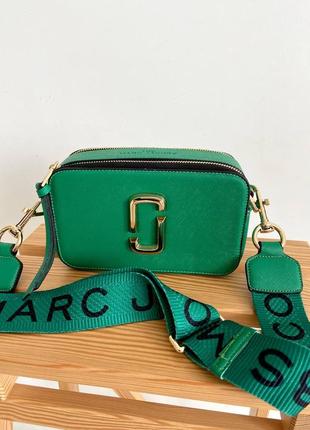 Жіноча сумнчка - клатч marc jacobs logo green2 фото