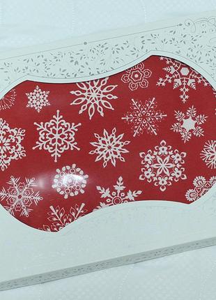 Новогодняя скатерть водоотталкивающая олени с тефлоном,рождественская скатерть2 фото