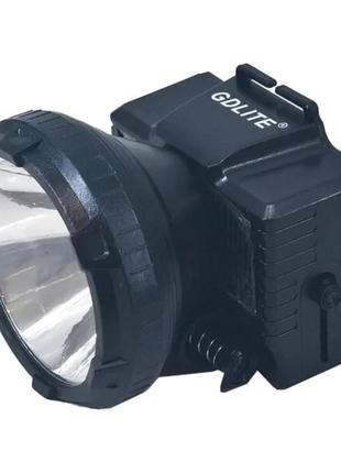 Налобный фонарик с солнечной батареей gdlite gd-215s3 фото
