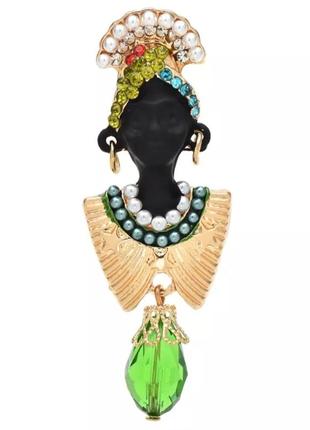 Брошка африка africa brooch