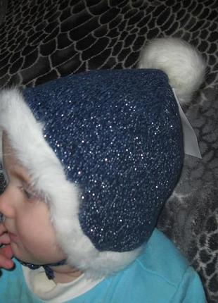 Красива нова шапочка baby club( c&a) , р. 74, р. 46/47