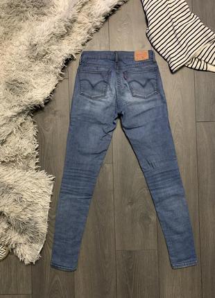 Джинси levi’s super skinny завищена посадка2 фото