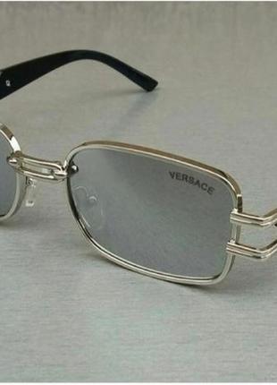Окуляри в стилі versace унісекс сонцезахисні дзеркальні1 фото