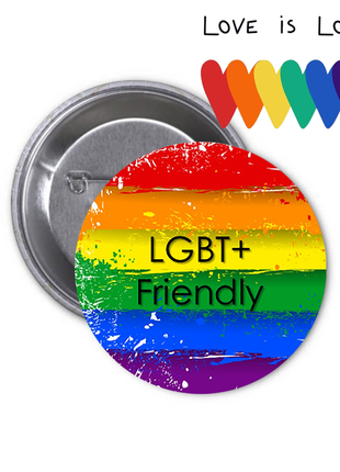 Значок love is love lgbt лгбт