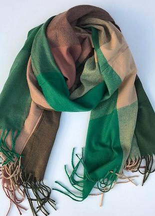 🤎стильниий теплий кашеміровий шарф/палантин 🤎
